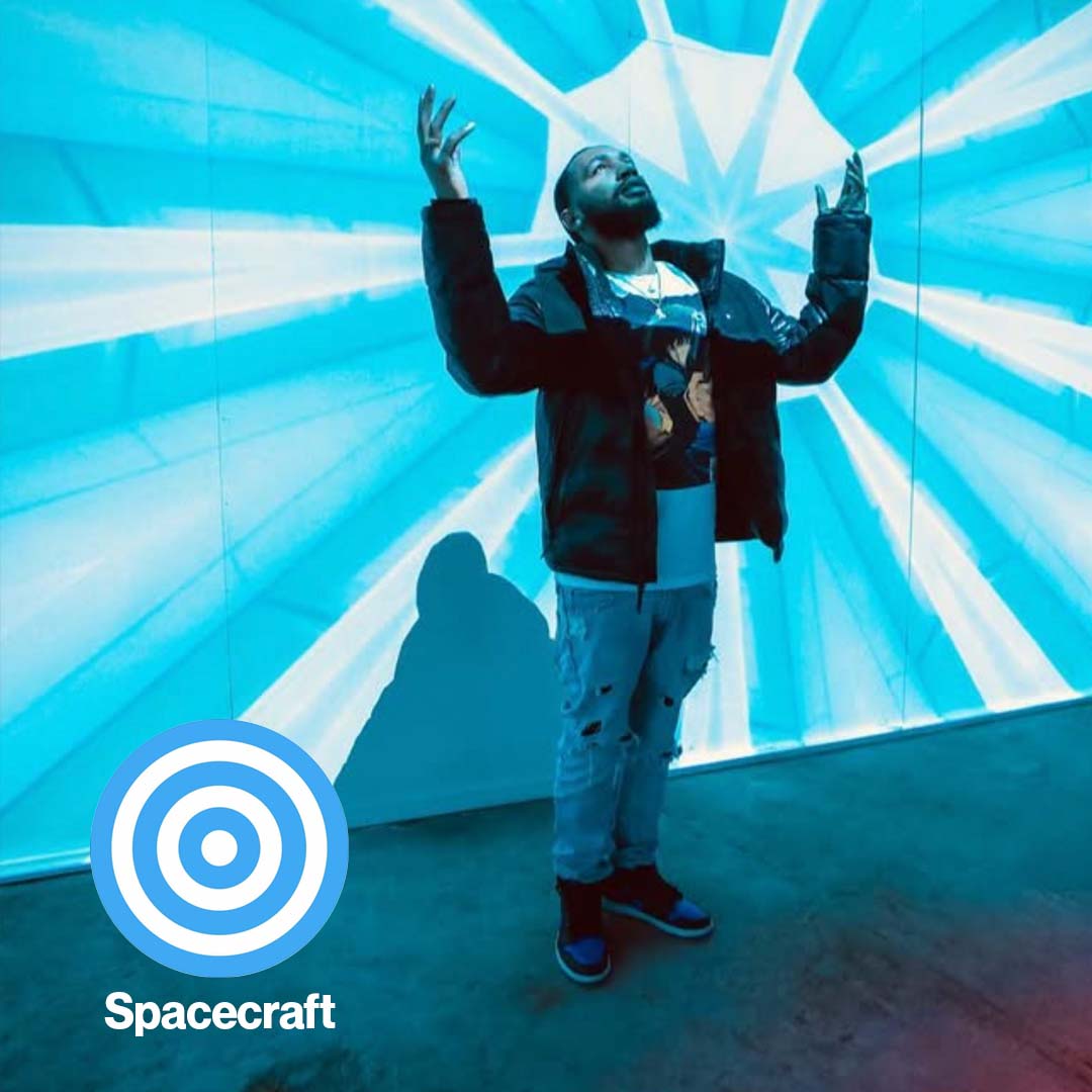 Abstract immersive space preview for Spacecraft Detroit