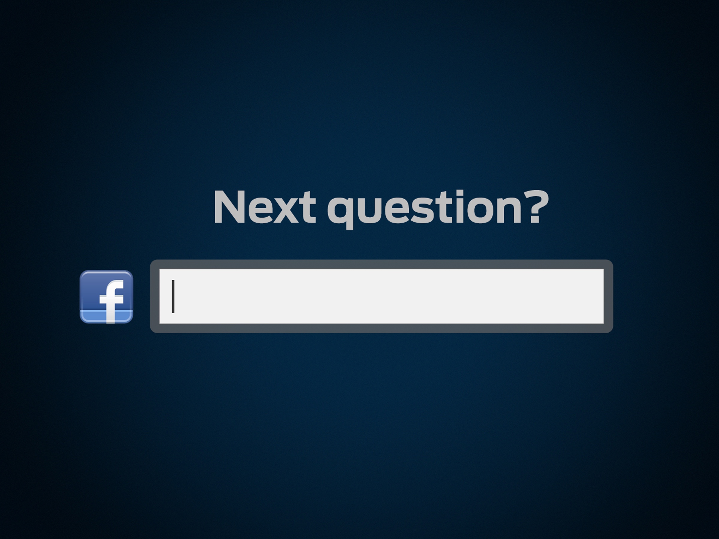 Explorer Live Facebook question field inviting people to ask the next question